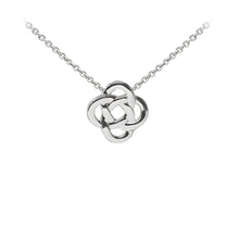 Load image into Gallery viewer, Wind & Fire Celtic Knot Sterling Silver Dainty Necklace