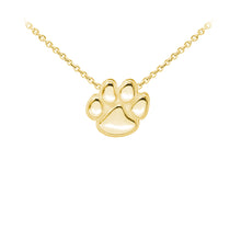 Load image into Gallery viewer, Wind &amp; Fire Paw Print Sterling Silver Dainty Necklace
