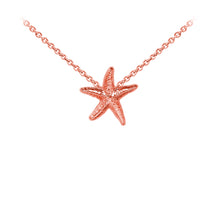Load image into Gallery viewer, Wind & Fire Starfish Sterling Silver Dainty Necklace