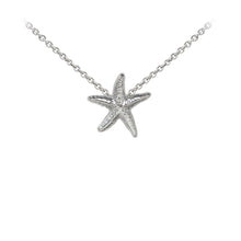 Load image into Gallery viewer, Wind &amp; Fire Starfish Sterling Silver Dainty Necklace
