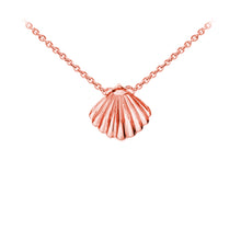 Load image into Gallery viewer, Wind & Fire Seashell Sterling Silver Dainty Necklace