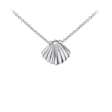 Load image into Gallery viewer, Wind & Fire Seashell Sterling Silver Dainty Necklace