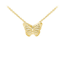Load image into Gallery viewer, Wind & Fire Butterfly Sterling Silver Dainty Necklace