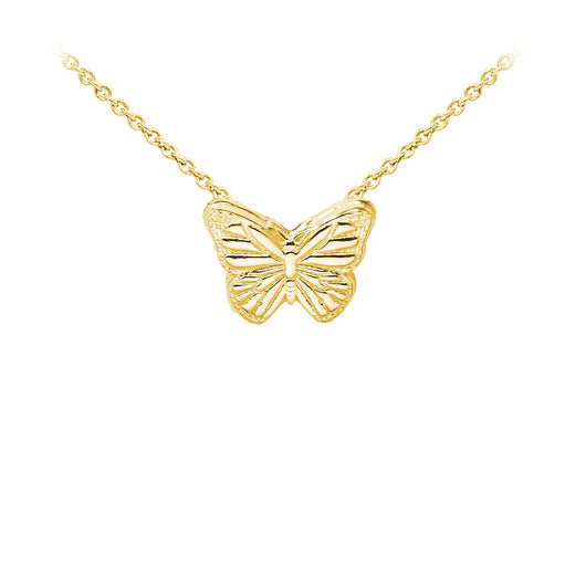 Wind & Fire Butterfly Sterling Silver Dainty Necklace