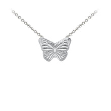 Load image into Gallery viewer, Wind & Fire Butterfly Sterling Silver Dainty Necklace