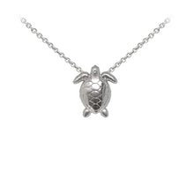 Load image into Gallery viewer, Wind &amp; Fire Sea Turtle Sterling Silver Dainty Necklace

