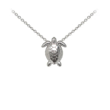 Load image into Gallery viewer, Wind & Fire Sea Turtle Sterling Silver Dainty Necklace