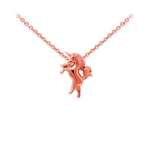 Load image into Gallery viewer, Wind & Fire Unicorn Sterling Silver Dainty Necklace