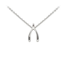 Load image into Gallery viewer, Wind &amp; Fire Wishbone Sterling Silver Dainty Necklace
