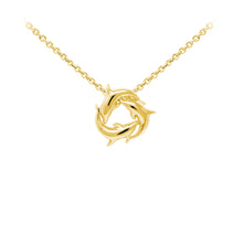 Load image into Gallery viewer, Wind & Fire Dolphins Sterling Silver Dainty Necklace