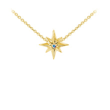 Load image into Gallery viewer, Wind & Fire North Star Sterling Silver Dainty Necklace