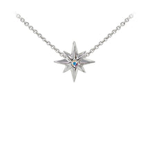Load image into Gallery viewer, Wind & Fire North Star Sterling Silver Dainty Necklace