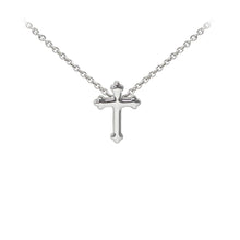 Load image into Gallery viewer, Wind & Fire Fancy Cross Sterling Silver Dainty Necklace