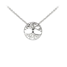 Load image into Gallery viewer, Wind & Fire Tree of Life Sterling Silver Dainty Necklace