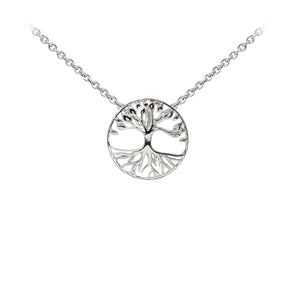 Wind & Fire Tree of Life Sterling Silver Dainty Necklace