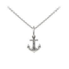 Load image into Gallery viewer, Wind &amp; Fire Anchor Sterling Silver Dainty Necklace
