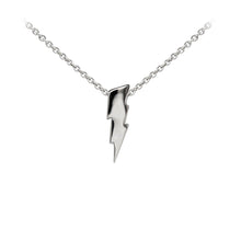 Load image into Gallery viewer, Wind & Fire Lightning Bolt Sterling Silver Dainty Necklace