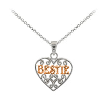 Load image into Gallery viewer, Bestie Pendant Necklace in Sterling Silver

