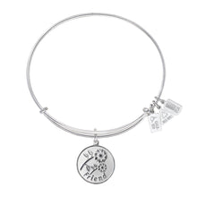 Load image into Gallery viewer, Wind & Fire Friend w/ Sunflowers Charm Bangle