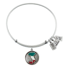Load image into Gallery viewer, Wind & Fire Italy Boot Enameled Charm Bangle