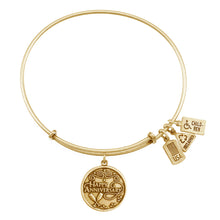 Load image into Gallery viewer, Wind & Fire Happy Anniversary Charm Bangle