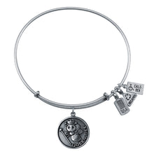 Load image into Gallery viewer, Wind & Fire Queen Bee Charm Bangle