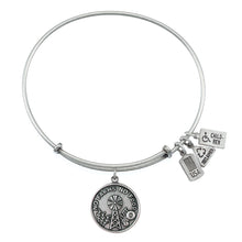 Load image into Gallery viewer, Wind & Fire No Farms No Food Charm Bangle