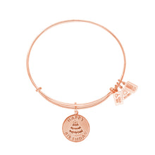 Load image into Gallery viewer, Wind & Fire Happy Birthday Charm Bangle
