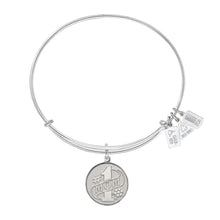 Load image into Gallery viewer, Wind & Fire Number 1 Mom Charm Bangle