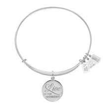 Load image into Gallery viewer, Wind & Fire Live in the Moment Charm Bangle