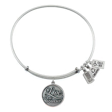 Load image into Gallery viewer, Wind & Fire Live in the Moment Charm Bangle