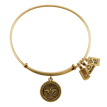 Load image into Gallery viewer, Wind & Fire Armed Forces Charm Bangle