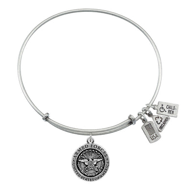 Wind & Fire Armed Forces Charm Bangle