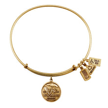 Load image into Gallery viewer, Wind &amp; Fire Jersey Shore Beach Pass Charm Bangle
