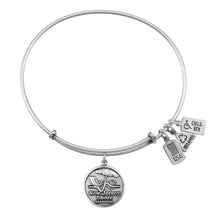 Load image into Gallery viewer, Wind & Fire Jersey Shore Beach Pass Charm Bangle
