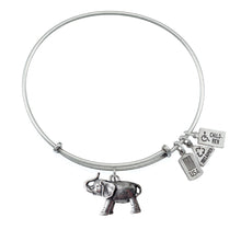 Load image into Gallery viewer, Wind & Fire Elephant Charm Bangle