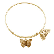Load image into Gallery viewer, Wind &amp; Fire Butterfly Charm Bangle
