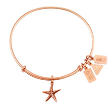Load image into Gallery viewer, Wind &amp; Fire Starfish Charm Bangle
