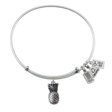 Load image into Gallery viewer, Wind & Fire Pineapple Charm Bangle