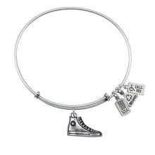 Load image into Gallery viewer, Wind &amp; Fire High-Top Sneaker Charm Bangle
