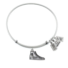 Load image into Gallery viewer, Wind & Fire High-Top Sneaker Charm Bangle