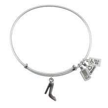 Load image into Gallery viewer, Wind & Fire High Heel Charm Bangle