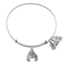 Load image into Gallery viewer, Wind & Fire Tiara Charm Bangle
