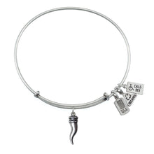 Load image into Gallery viewer, Wind & Fire Italian Horn Charm Bangle