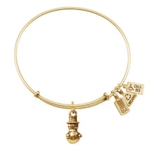 Load image into Gallery viewer, Wind & Fire Snowman Charm Bangle
