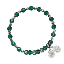 Load image into Gallery viewer, Wind & Fire Emerald Crystal Wrap Bracelet