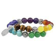 Load image into Gallery viewer, Wind & Fire Chakra Natural Bead Wrap