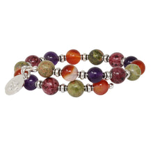 Load image into Gallery viewer, Wind &amp; Fire Fall Foliage Natural Bead Wrap, 8mm
