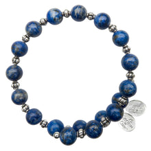 Load image into Gallery viewer, Wind & Fire Lapis Bead Wrap, 8mm