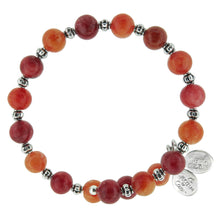 Load image into Gallery viewer, Wind & Fire Red Quartz Wrap, 8mm